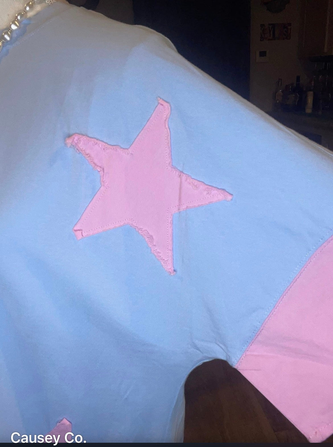 Ladies Star Patch Shirt