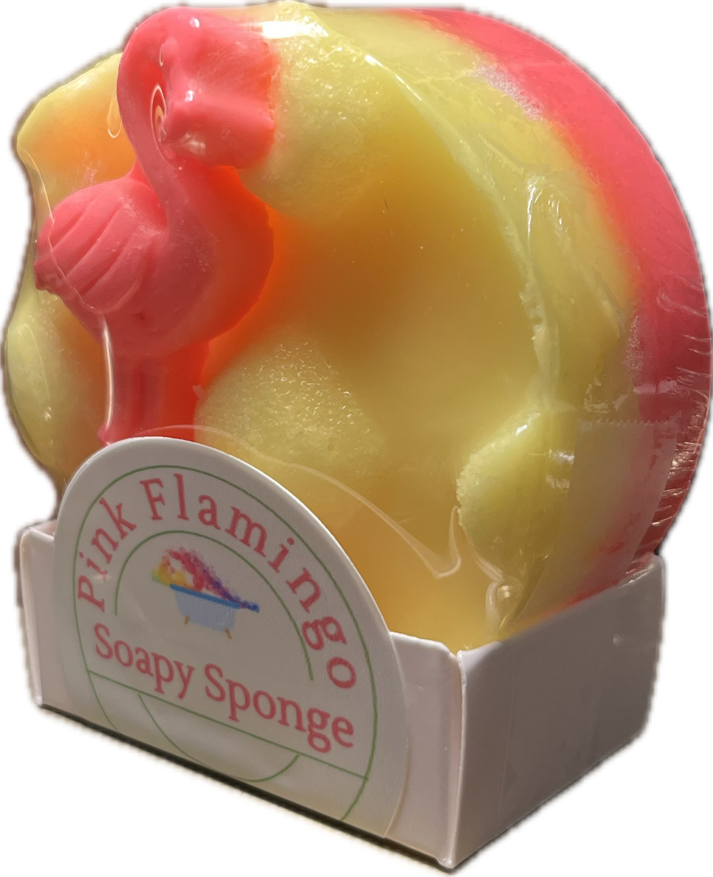 Soapy Sponge Pink Flamingo