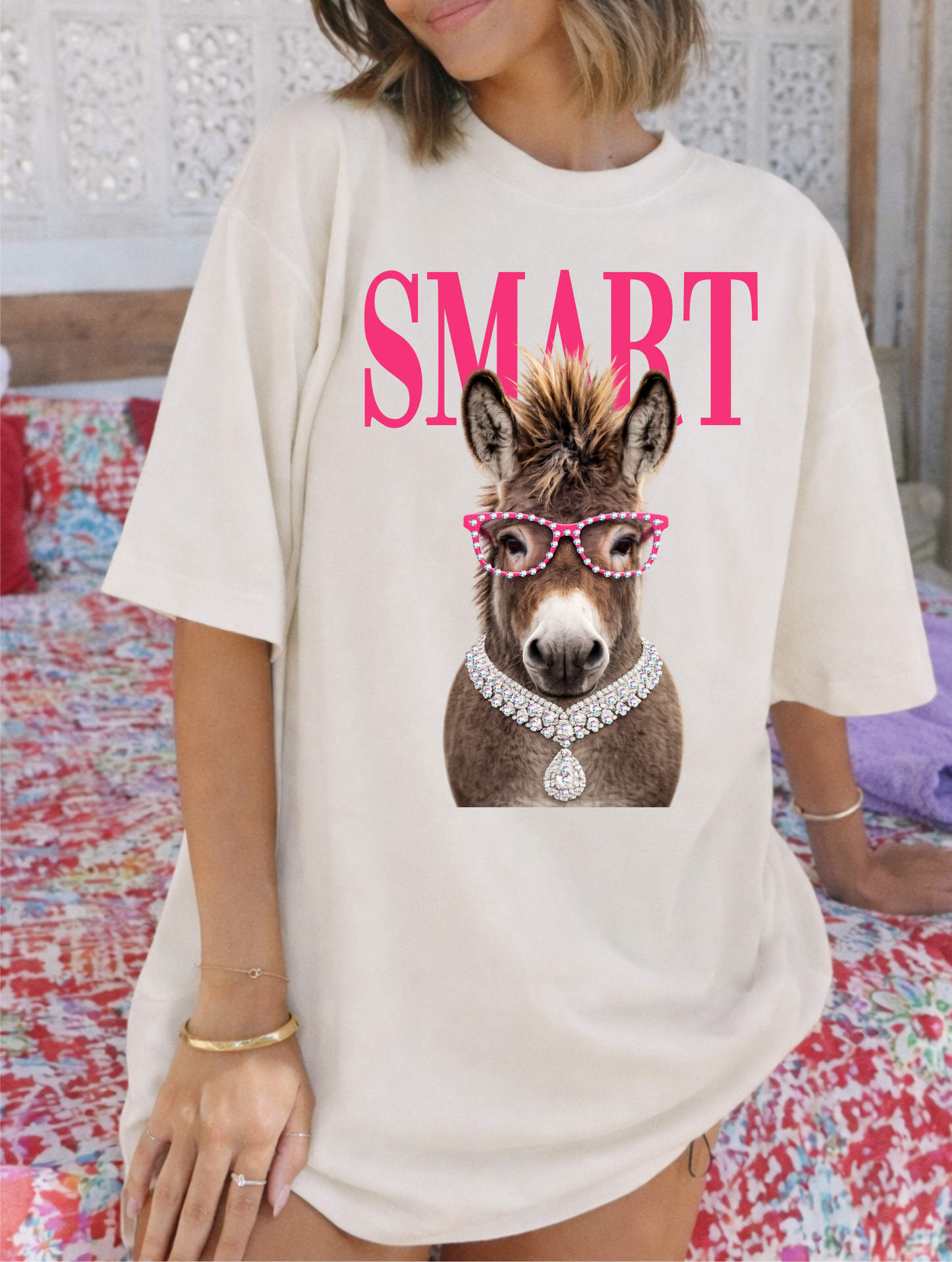 Smart Ass Graphic Tee: Large