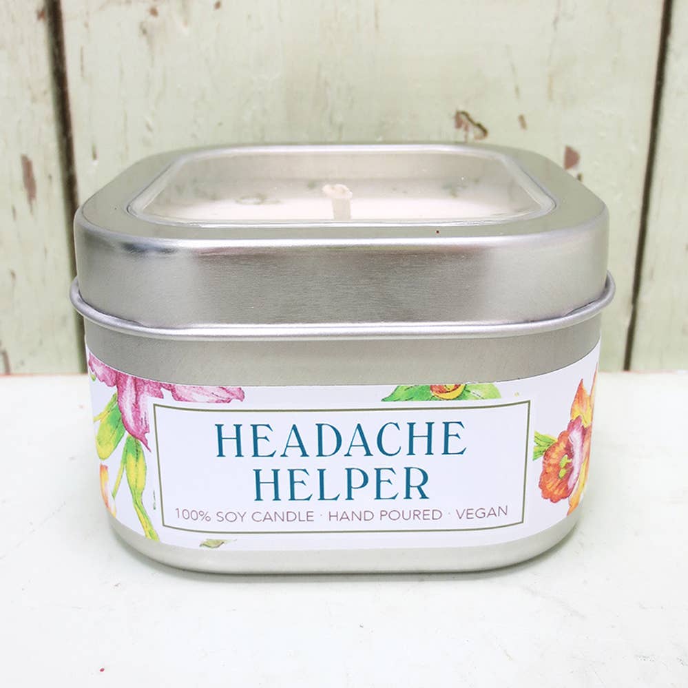 Headache Helper Candle & Soap Organdy Gift Set