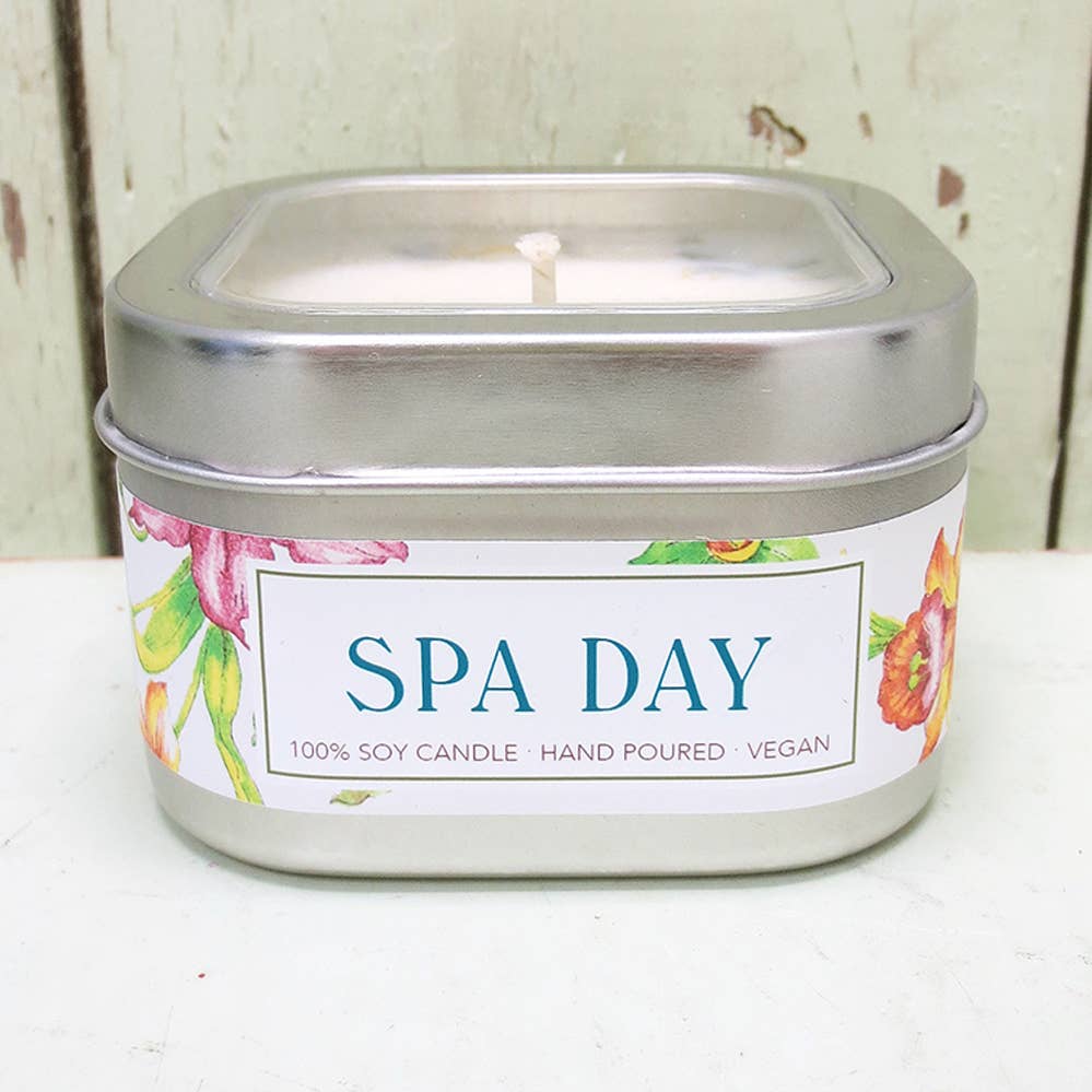 Spa Day Candle & Soap Dish Kit - Gift Set
