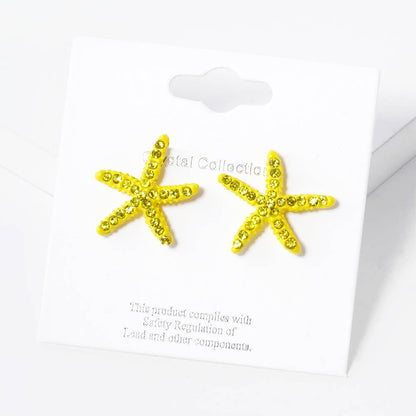 Crystal Paved Starfish Stud Earrings
: AQ
