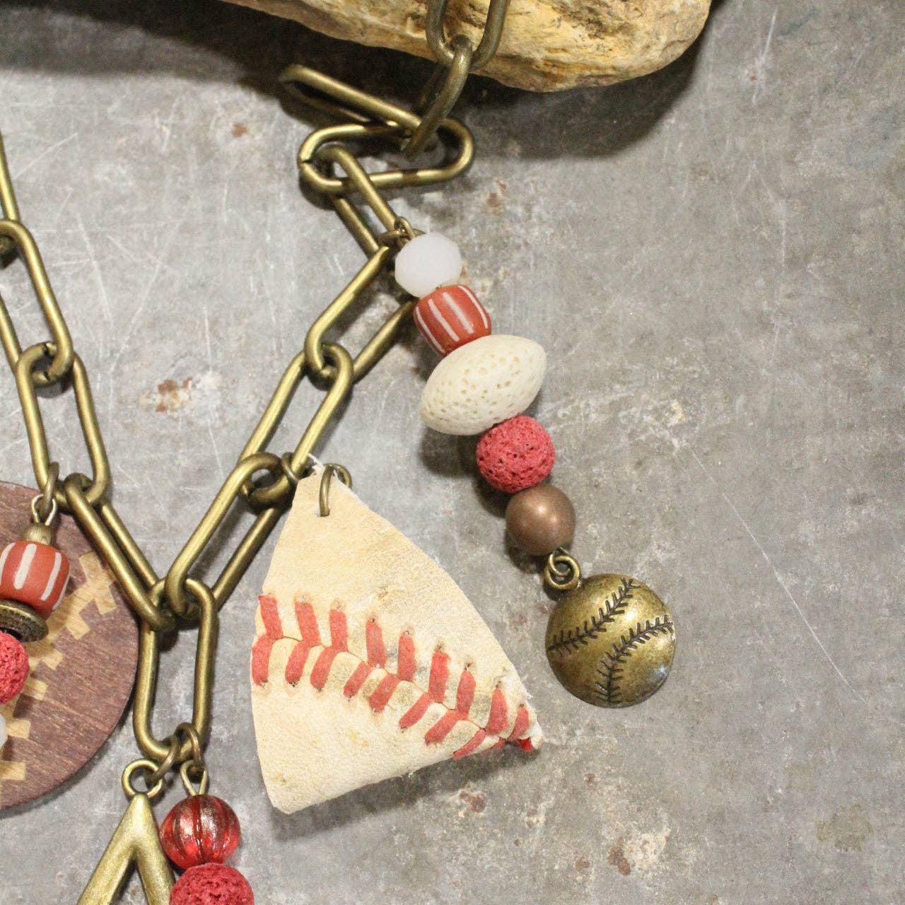 Home Run Hitter Charmed Necklace