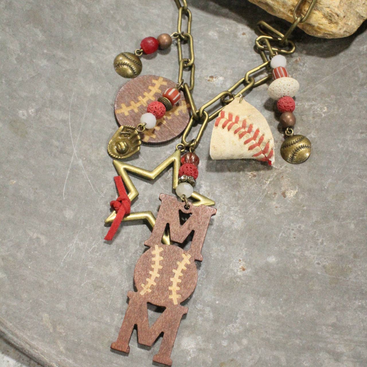 Home Run Hitter Charmed Necklace