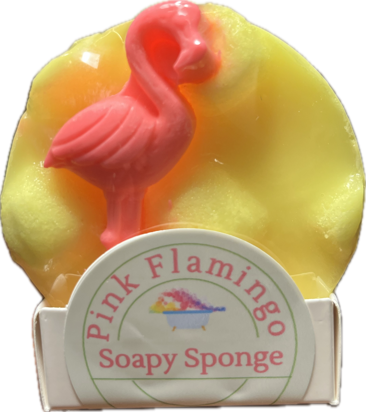 Soapy Sponge Pink Flamingo