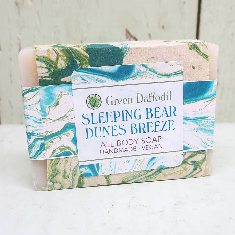 Sleeping Bear Dunes Breeze Soap & Washcloth Gift  - Michigan
