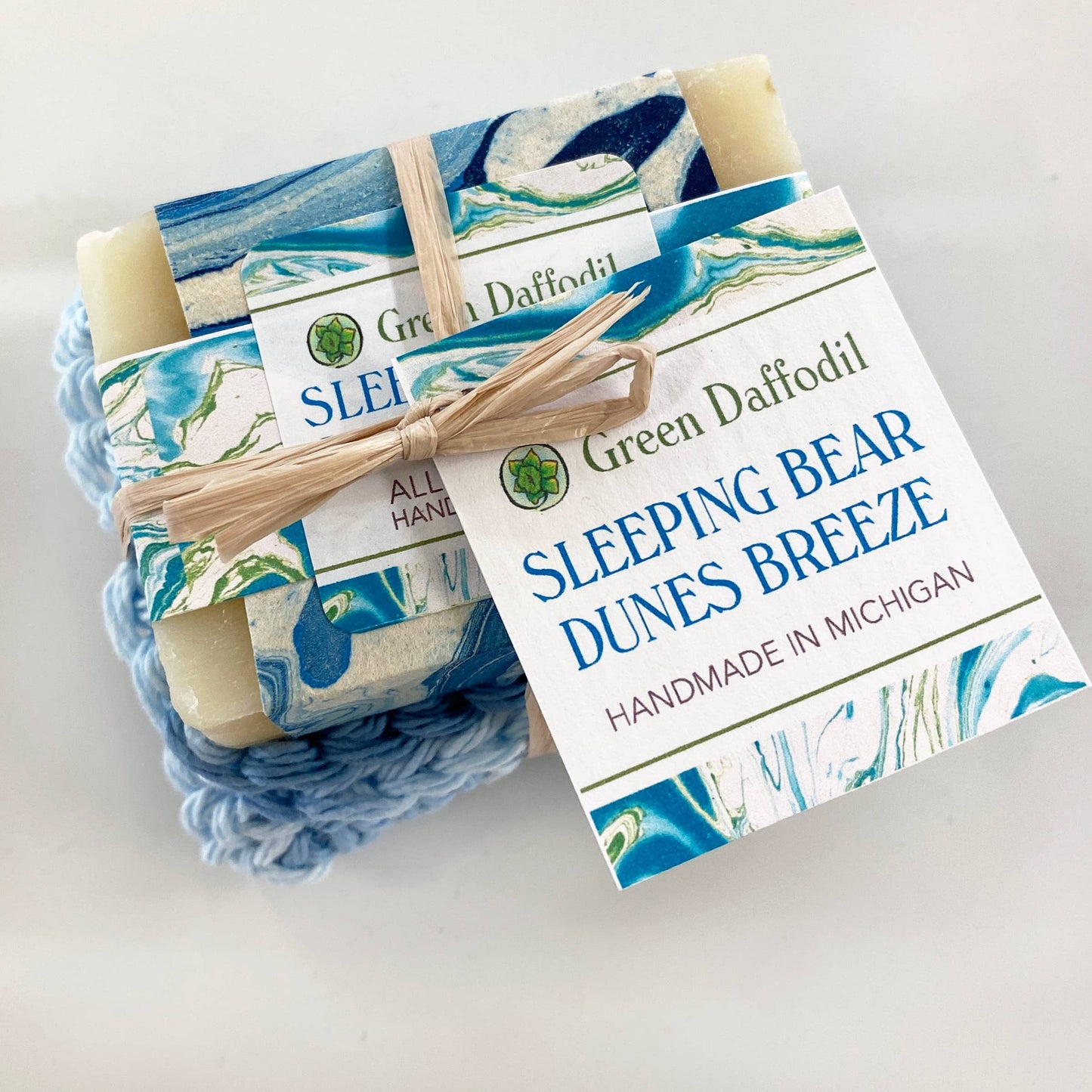 Sleeping Bear Dunes Breeze Soap & Washcloth Gift  - Michigan