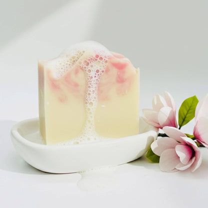 Sweet Magnolia Handmade Soap Bar VEGAN COLD PROCESS