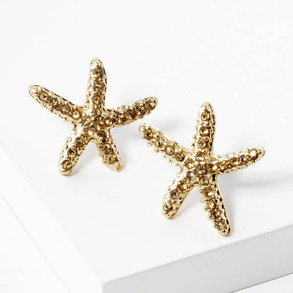 Crystal Paved Starfish Stud Earrings
: CPB