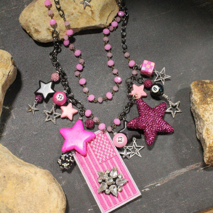 Pink, Proud, & Passionate USA Charm'd Necklace