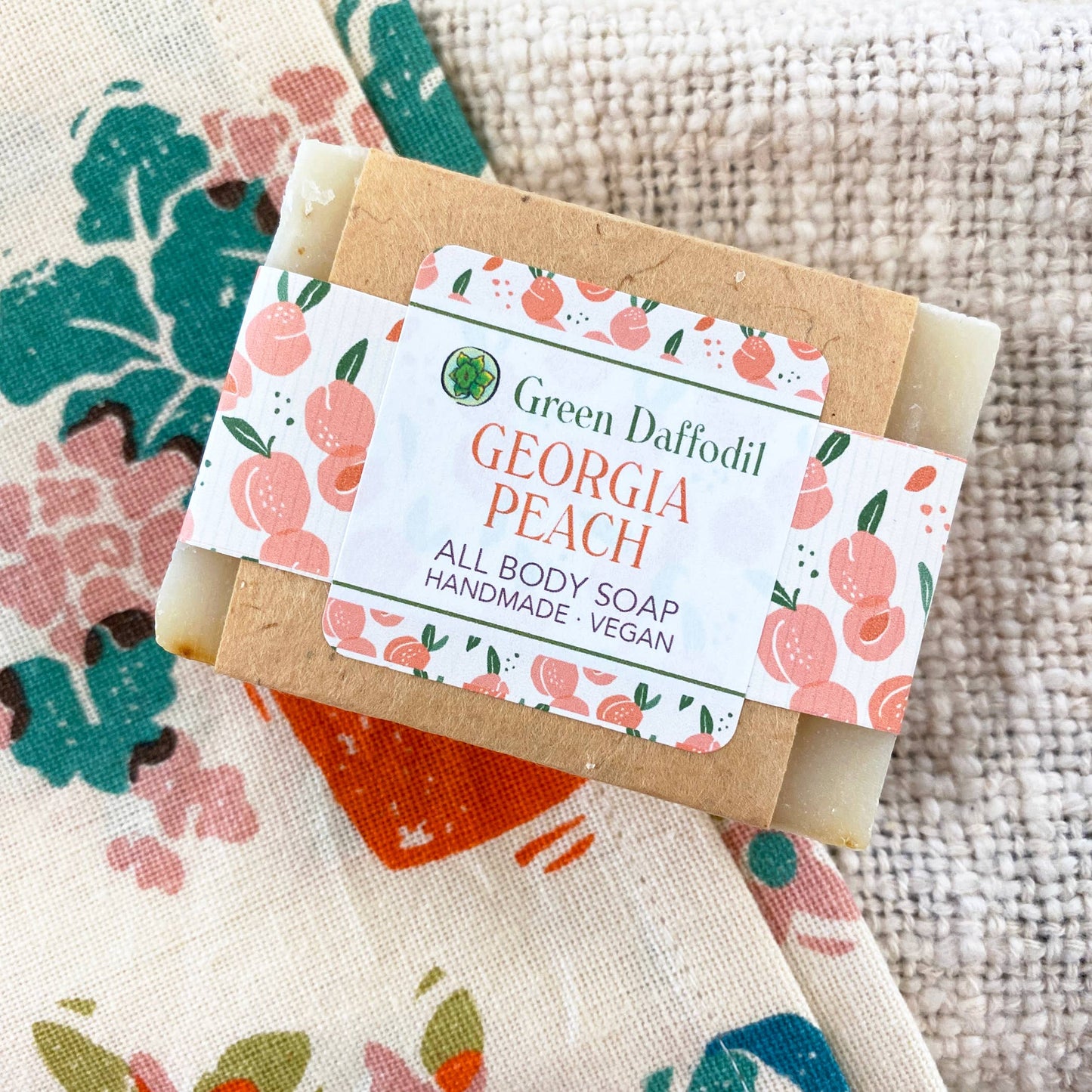 Georgia Peach Soap & Washcloth Gift Set