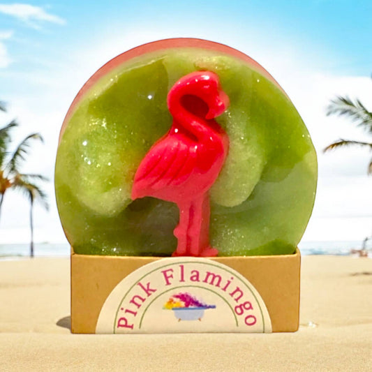 Soapy Sponge Pink Flamingo