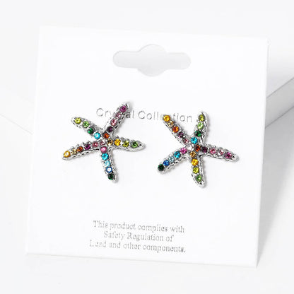 Crystal Paved Starfish Stud Earrings
: CPB
