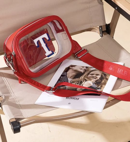 MLB Texas Rangers Clear Crossbody