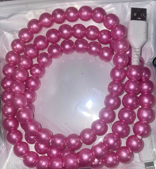 Beaded cell Phone Charger