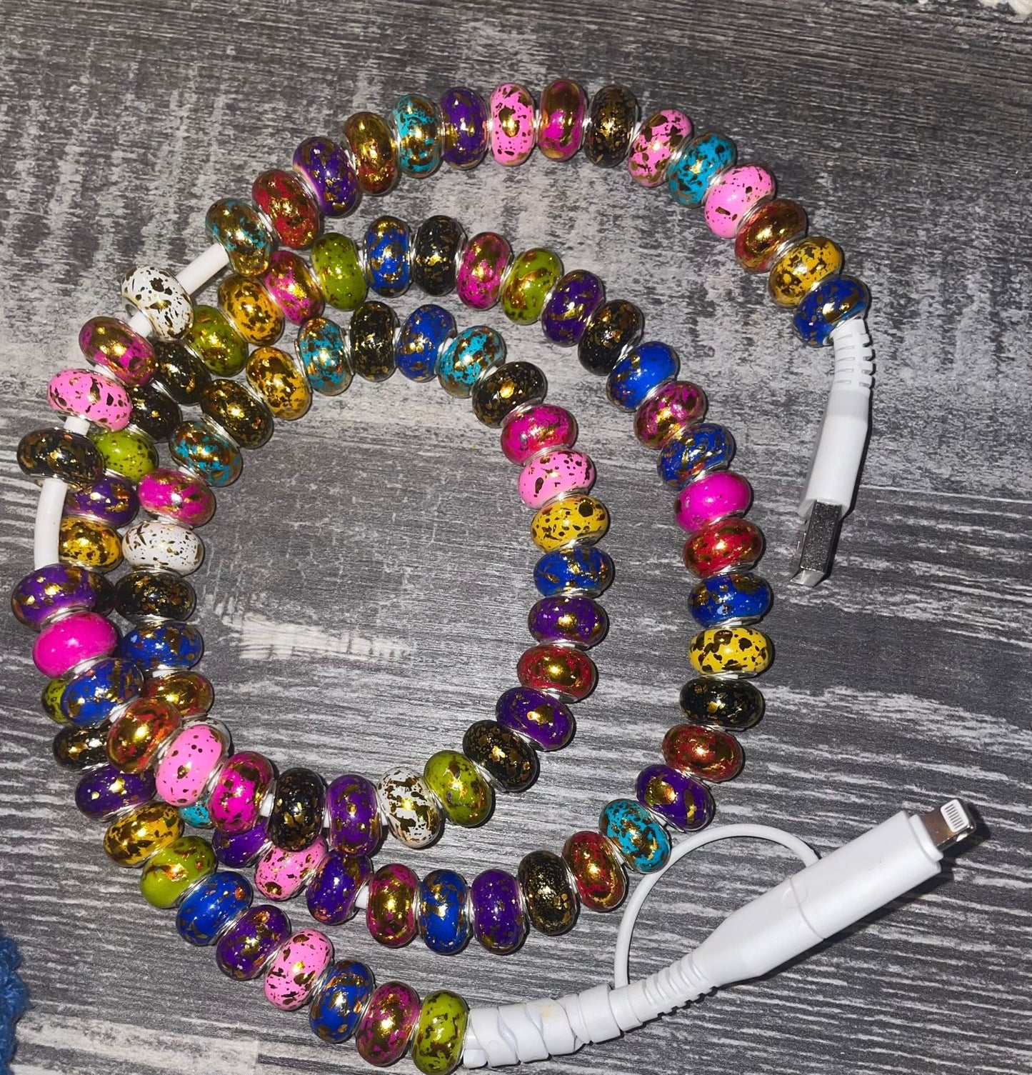 Beaded Cell Phone Charger