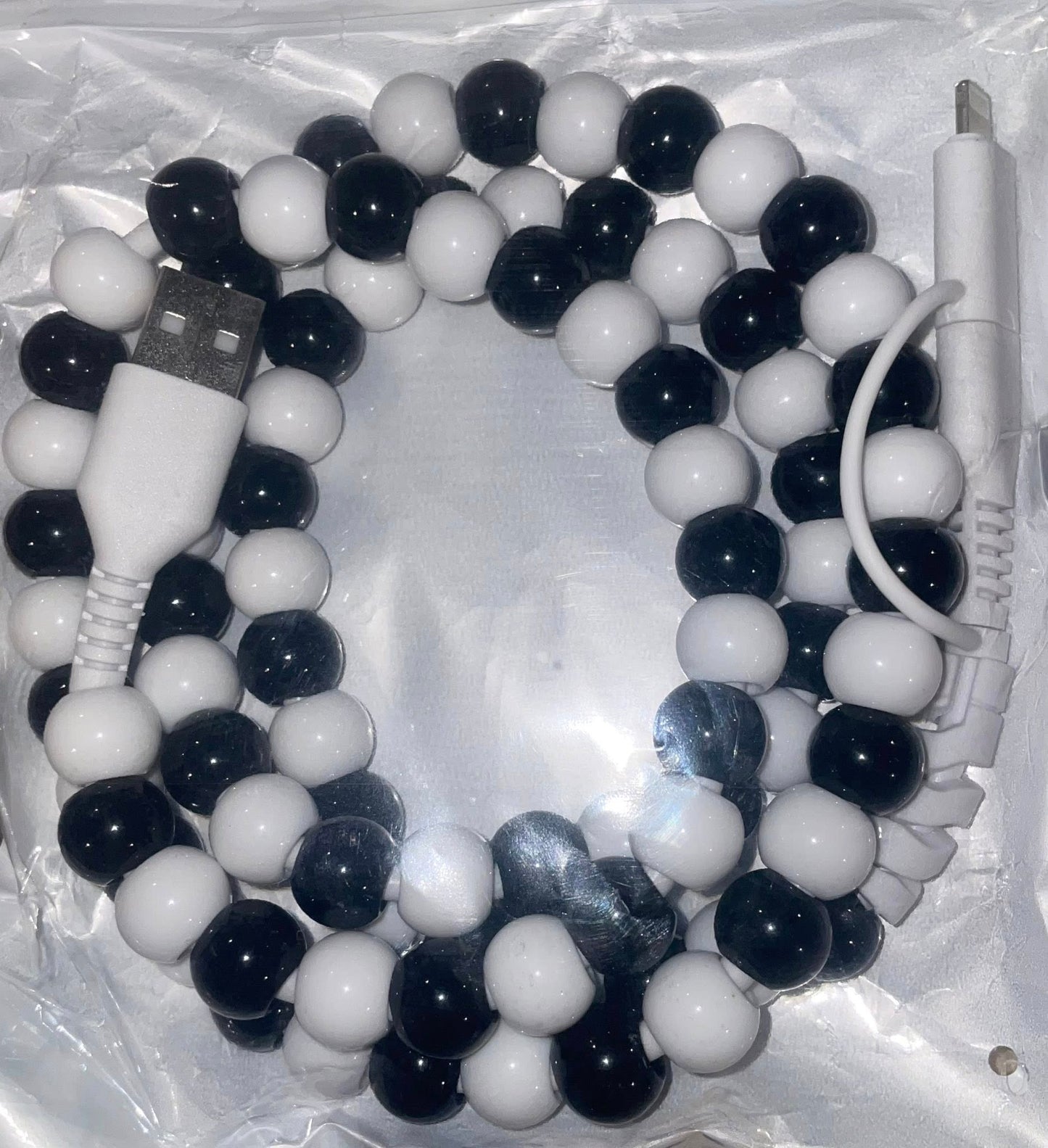 Beaded Cell Phone Charger