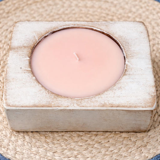 Hand Poured Wooded Candle