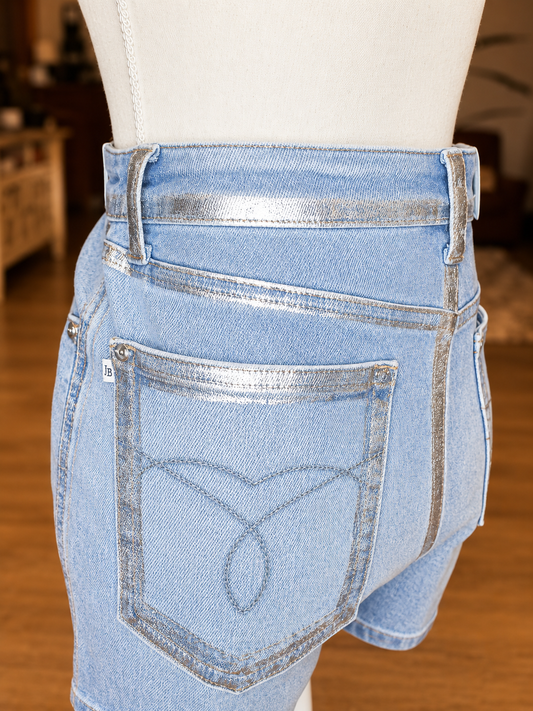 HW Slim Short W/ Foil Seams: LT