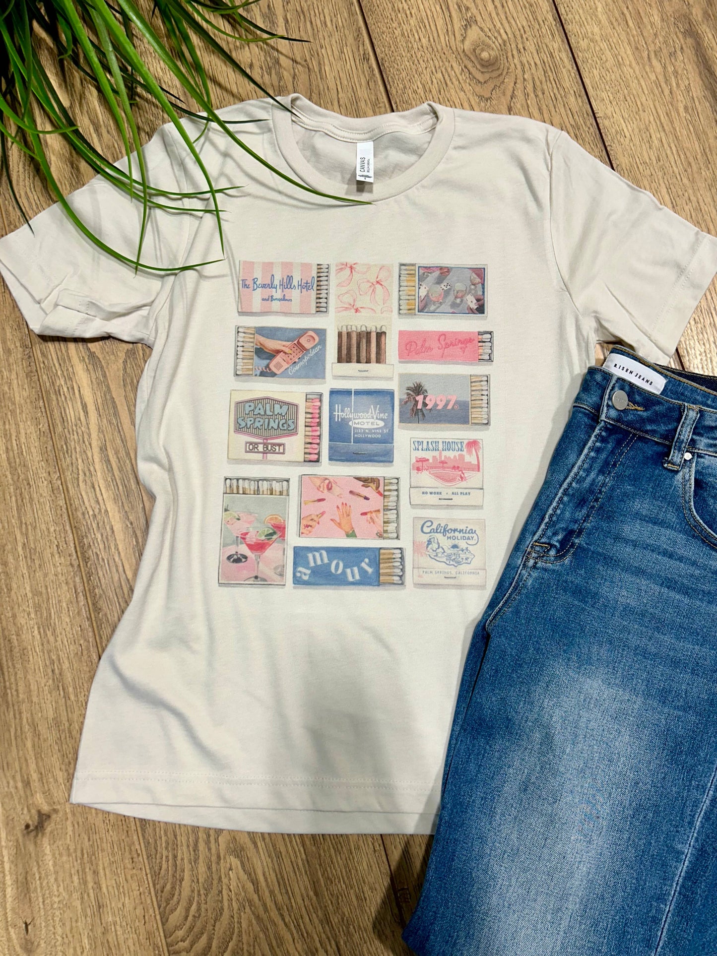 Vintage Match Box Graphic Tee: