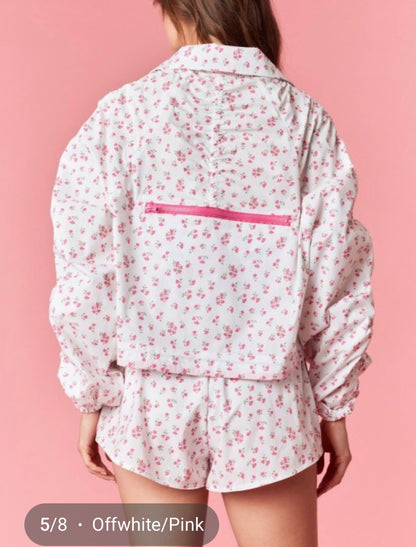Peach Love Windbreaker Set🌸