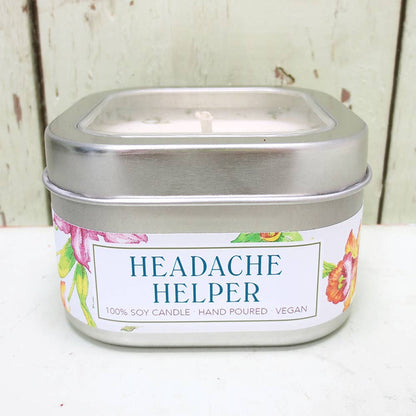 Headache Helper Candle & Soap Organdy Gift Set