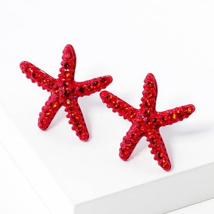 Crystal Paved Starfish Stud Earrings
: CPB