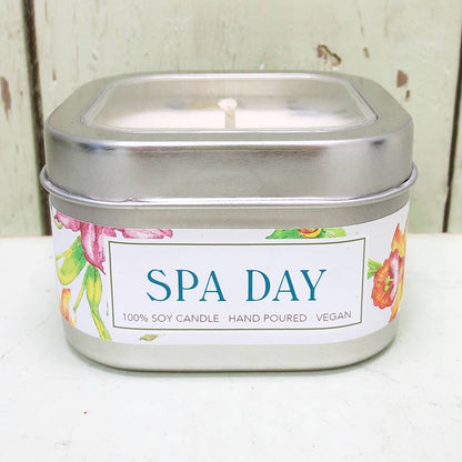 Spa Day Candle & Soap Dish Kit - Gift Set
