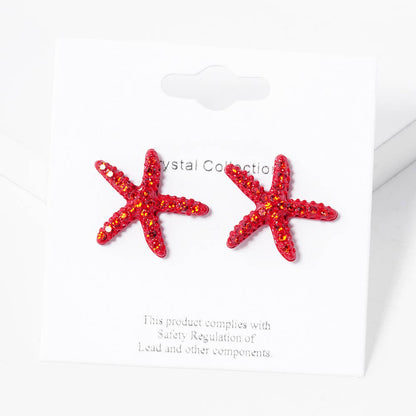Crystal Paved Starfish Stud Earrings
: CPB