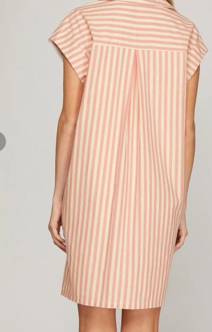 She & Shy pink dress