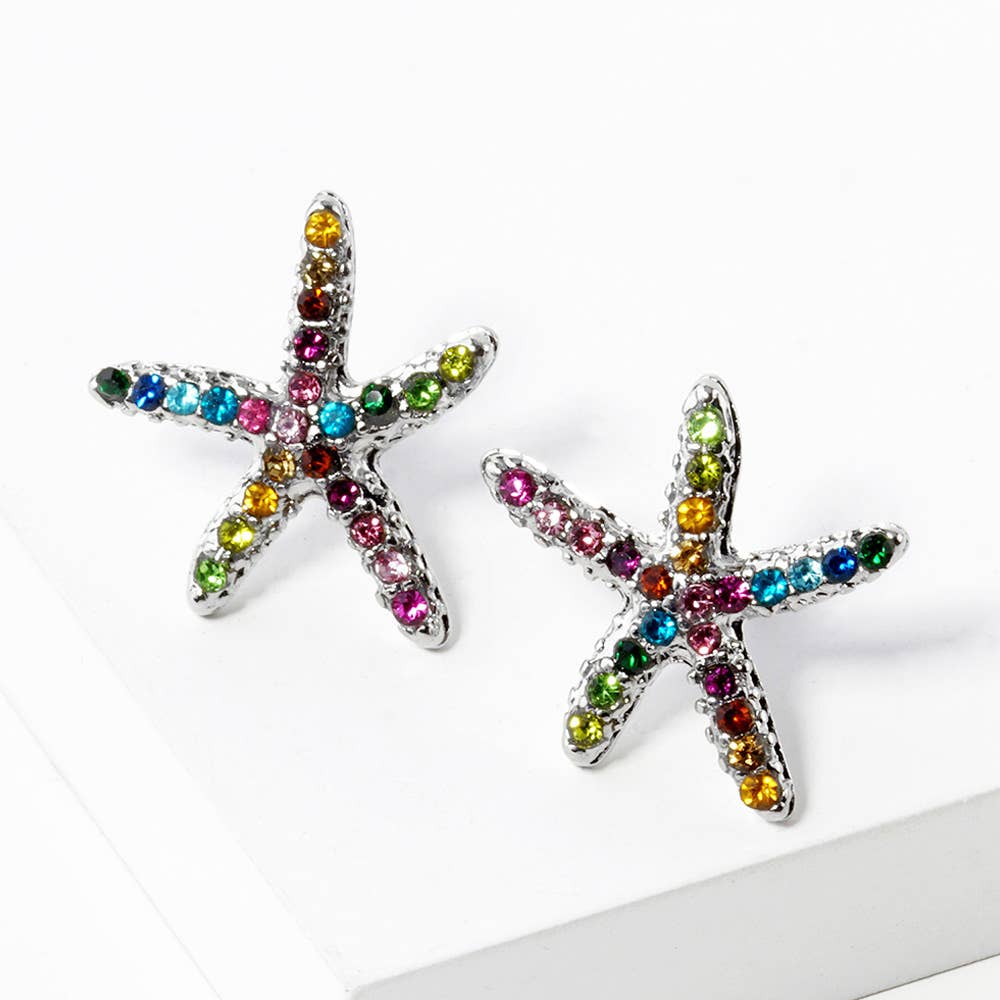 Crystal Paved Starfish Stud Earrings
: CPB