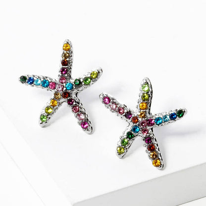 Crystal Paved Starfish Stud Earrings
: AQ