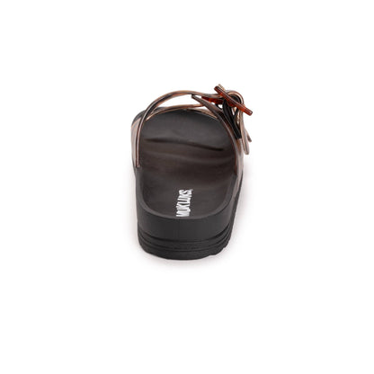 Muk Luks Women's Grand Cayman Lucite Sandal: Black Amber Tortoise / 7