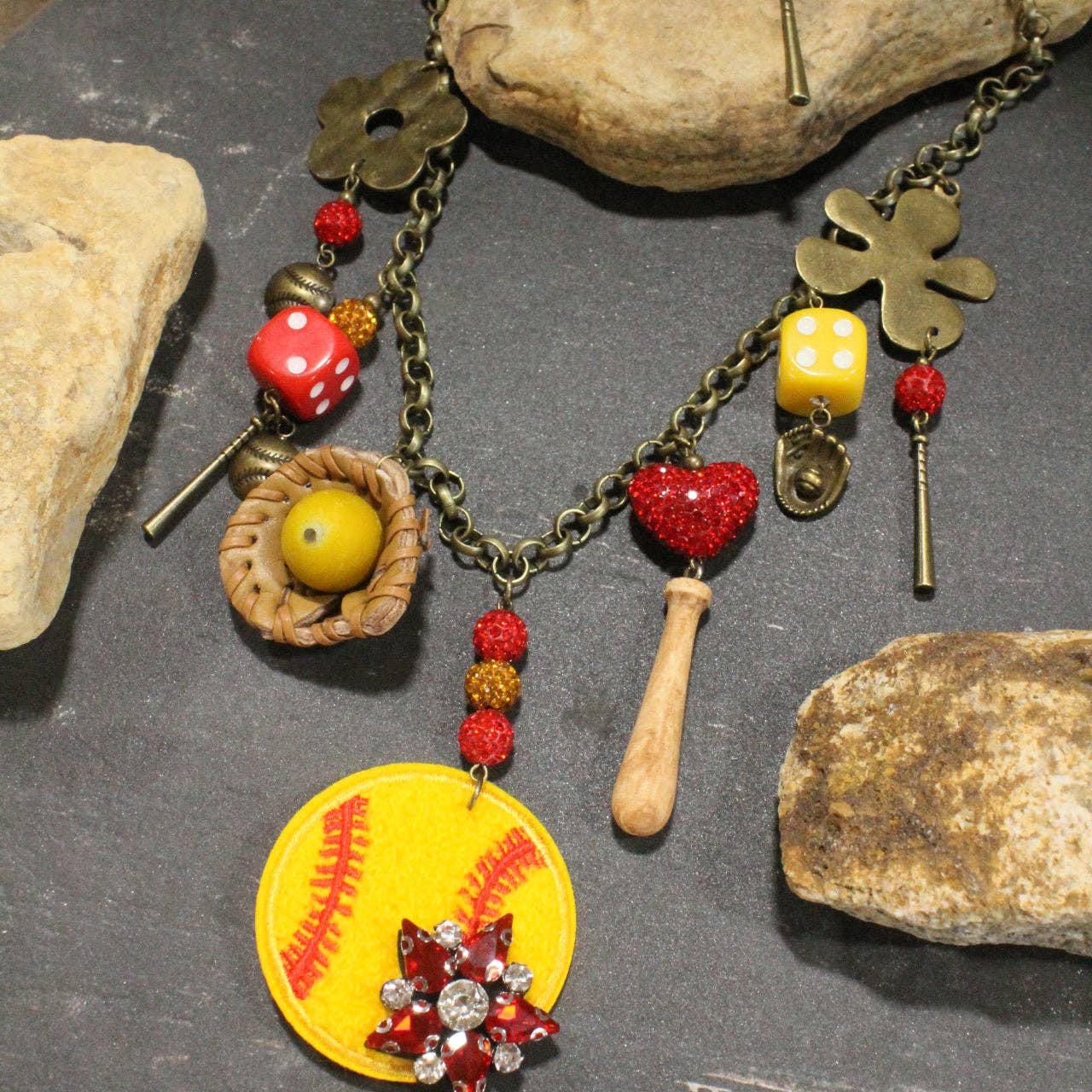You Can't Hit It Charm'd Necklace