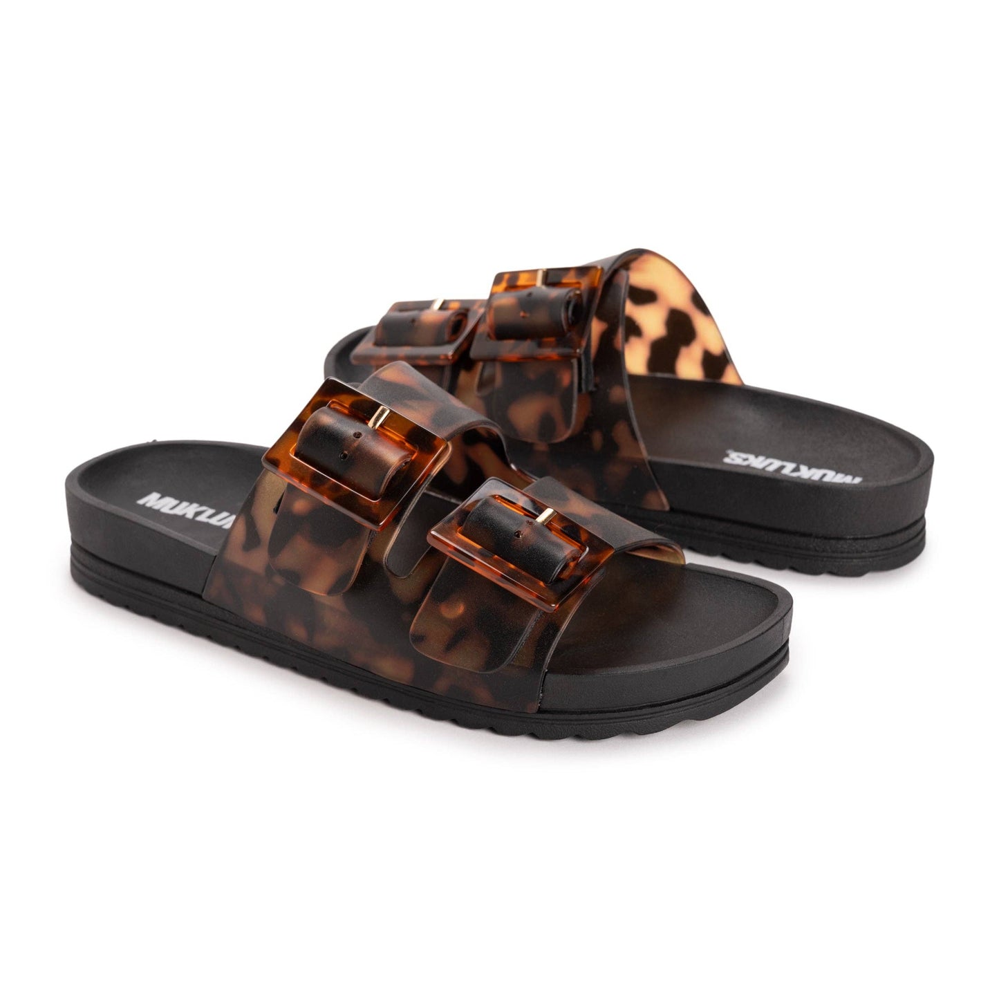 Muk Luks Women's Grand Cayman Lucite Sandal: Magenta / 8