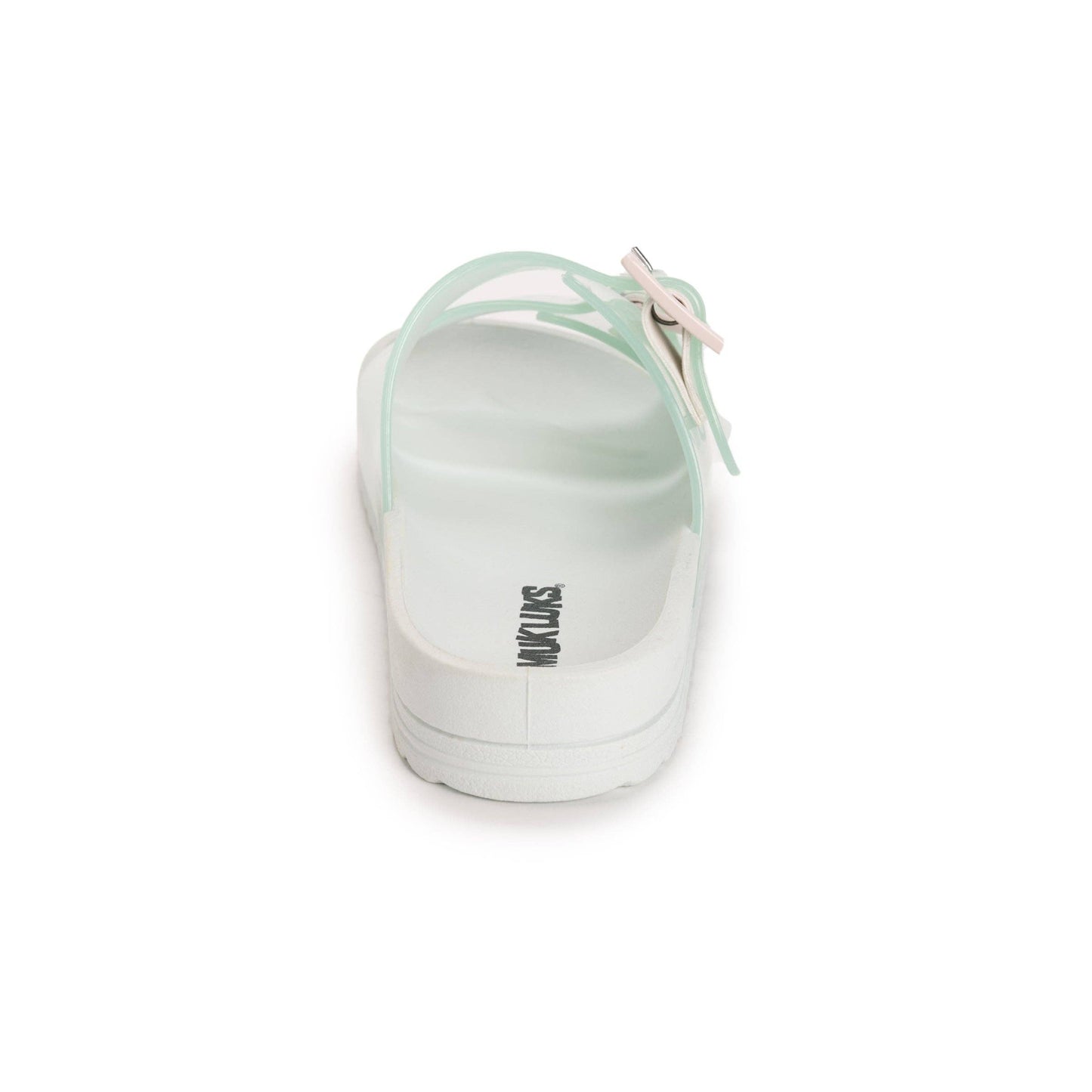 Muk Luks Women's Grand Cayman Lucite Sandal: Frosted Mint / 7