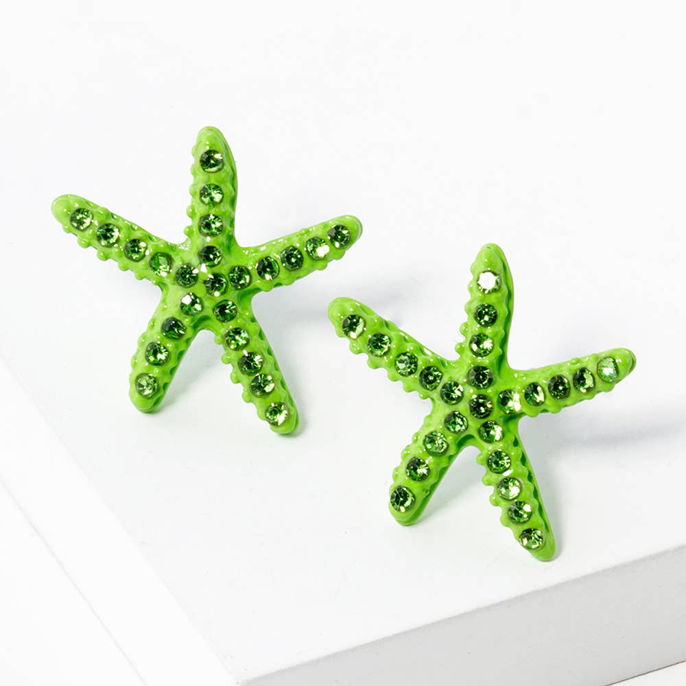 Crystal Paved Starfish Stud Earrings
: CPB