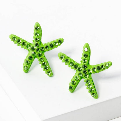 Crystal Paved Starfish Stud Earrings
: AQ