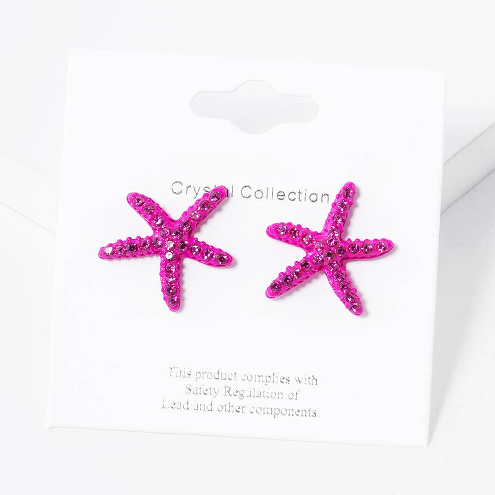 Crystal Paved Starfish Stud Earrings
: CPB