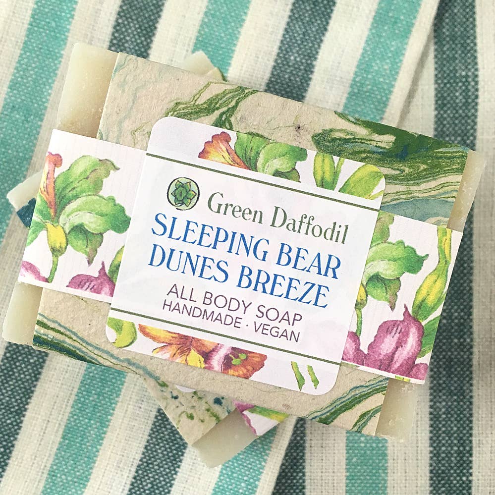 Sleeping Bear Dunes Breeze Soap & Washcloth Gift  - Michigan