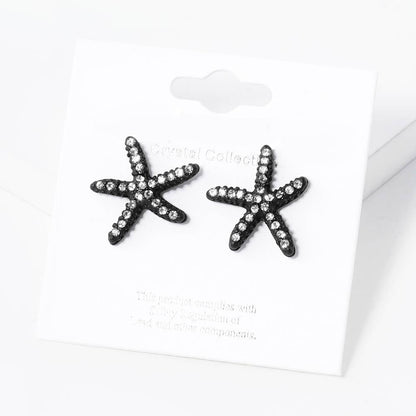 Crystal Paved Starfish Stud Earrings
: CPB
