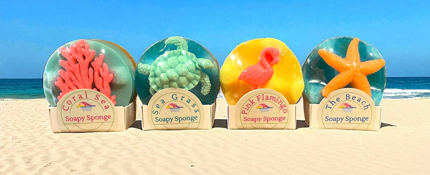 Soapy Sponge Pink Flamingo