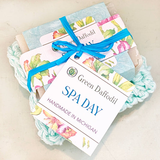 Spa Day Soap & Washcloth Set - Gift Set