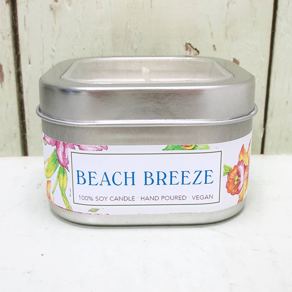 Beach Breeze Candle & Soap Dish Gift Kit - Clean and Fresh